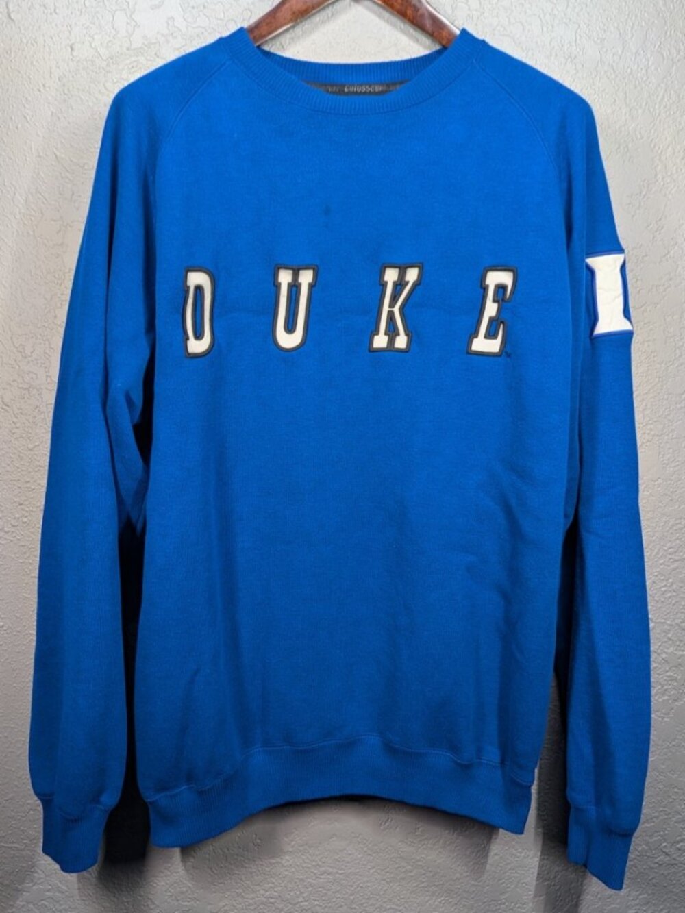 Duke Blue Devils Embroidered Sweater XL